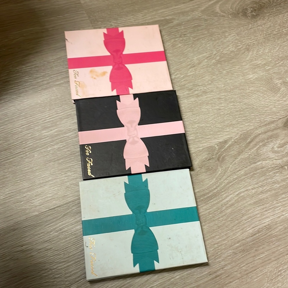 Too faced Christmas edition face and eye palettes